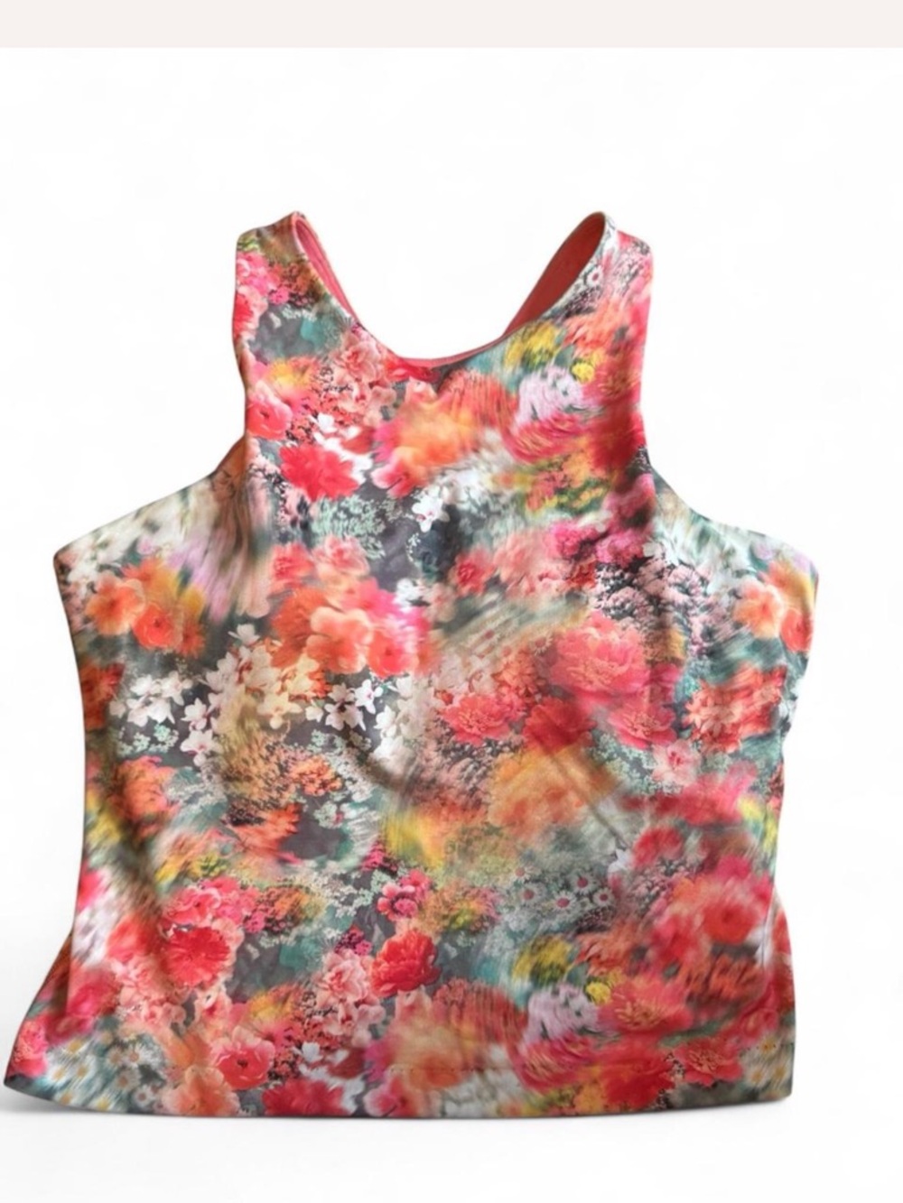 Athleta conscious support top floral